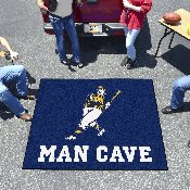 Milwaukee Brewers Man Cave Tailgater Rug - 5ft. x 6ft. - Barrell Man Alternate Logo, 28228