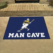 Milwaukee Brewers Man Cave All-Star Rug - 34 in. x 42.5 in., 28229