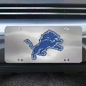 Detroit Lions 3D Stainless Steel License Plate, 28641