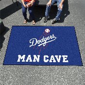 Los Angeles Dodgers Man Cave Ulti-Mat Rug - 5ft. x 8ft. - "Dodgers" Jersey Lettering, 28677