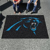 Carolina Panthers Ulti-Mat Rug - 5ft. x 8ft. - Panther Head Primary Logo, 28726