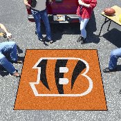 Cincinnati Bengals Tailgater Rug - 5ft. x 6ft. - Striped B Primary Logo, 28729