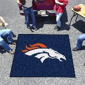 Denver Broncos Tailgater Rug - 5ft. x 6ft. - Bronco Head Primary Logo, 28741