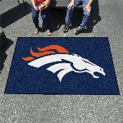 Denver Broncos Ulti-Mat Rug - 5ft. x 8ft. - Bronco Head Primary Logo, 28742