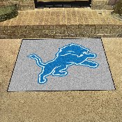 Detroit Lions All-Star Rug - 34 in. x 42.5 in. - Lion Primary Logo, 28744