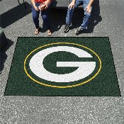 Green Bay Packers All-Star Rug - 34 in. x 42.5 in. - Oval G Primary Logo, 28748