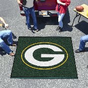 Green Bay Packers Tailgater Rug - 5ft. x 6ft. - Oval G Primary Logo, 28749