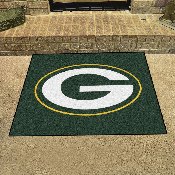 Green Bay Packers Ulti-Mat Rug - 5ft. x 8ft. - Oval G Primary Logo, 28750