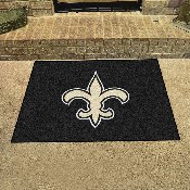 New Orleans Saints All-Star Rug - 34 in. x 42.5 in. - Fleur-de-lis Primary Logo, 28784