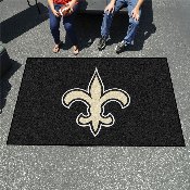 New Orleans Saints Ulti-Mat Rug - 5ft. x 8ft. - Fleur-de-lis Primary Logo, 28786