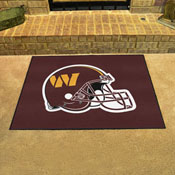 Washington Commanders Starter Mat Accent Rug - 19in. x 30in., Helmet Logo, 28827