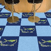 Tampa Bay Rays Alternate Logo Team Carpet Tiles - 45 Sq Ft., 28847