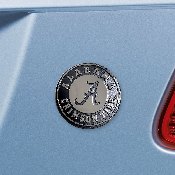 Alabama Crimson Tide 3D Chrome Metal Emblem - Round Logo, 28902