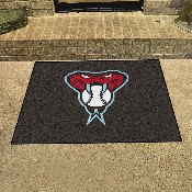 Arizona Diamondbacks All-Star Rug - 34 in. x 42.5 in. - Snake Head Alternate Logo, 29000