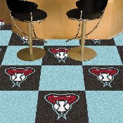 Arizona Diamondbacks Blue & Black Alternate Team Carpet Tiles - 45 Sq Ft., 29013
