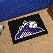 Colorado Rockies Starter Mat Accent Rug - 19in. x 30in. - Mountain Alternate Logo, 29020