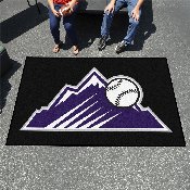 Colorado Rockies Ulti-Mat Rug - 5ft. x 8ft. - Mountain Alternate Logo, 29023