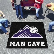 Colorado Rockies Man Cave Tailgater Rug - 5ft. x 6ft. - Mountain Alternate Logo, 29026