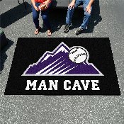 Colorado Rockies Man Cave Ulti-Mat Rug - 5ft. x 8ft. - Mountain Alternate Logo, 29027