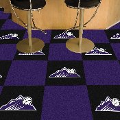 Colorado Rockies Alternate Logo Team Carpet Tiles - 45 Sq Ft., 29033