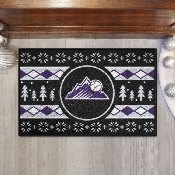 Colorado Rockies Holiday Sweater Starter Mat - 19