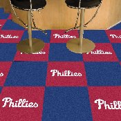 Philadelphia Phillies Team Carpet Tiles - 18"x18" tiles, 29055