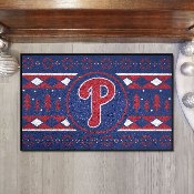 Philadelphia Phillies Holiday Sweater Starter Mat - 19"x30", 29056