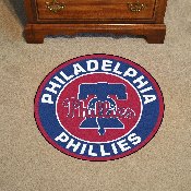 Philadelphia Phillies Roundel Rug - 27in. Diameter - Phillies Bell Primary Logo, 29059