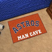 Houston Astros Man Cave Starter Mat Accent Rug - 19in. x 30in. - "Astros" Jersey Lettering, 29065