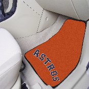 Houston Astros Front Carpet Car Mat Set - 2 Pieces - 