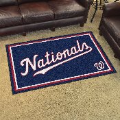 Washington Nationals 4ft. x 6ft. Plush Area Rug, 29090