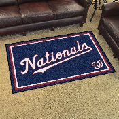Washington Nationals 5ft. x 8 ft. Plush Area Rug, 29091