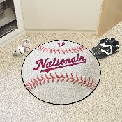Washington Nationals Baseball Rug - 27in. Diameter, 29093