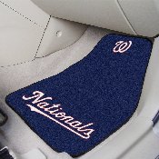 Washington Nationals Front Carpet Car Mat Set - 2 Pieces - 