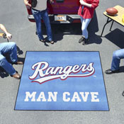 Texas Rangers Man Cave Tailgater Rug - 5ft. x 6ft., 29121