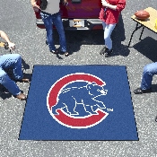 Chicago Cubs Tailgater Rug - 5ft. x 6ft. - C Bear Alternate Logo, 29135