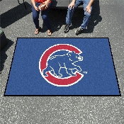 Chicago Cubs Ulti-Mat Rug - 5ft. x 8ft. - C Bear Alternate Logo, 29136