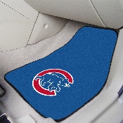 Chicago Cubs Front Carpet Car Mat Set - 2 Pieces - C Bear Alternate Logo, 29148