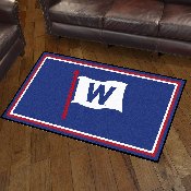 Chicago Cubs 3ft. x 5ft. Plush Area Rug - W Flag Alternate Logo, 29149