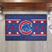 Chicago Cubs Holiday Sweater Starter Mat - 19"x30", 29150