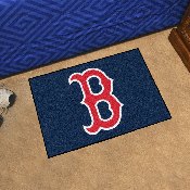Boston Red Sox Starter Mat Accent Rug - 19in. x 30in. - B Cap Logo - Navy, 29161