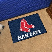 Boston Red Sox Man Cave Starter Accent Rug - 19in. x 30in.