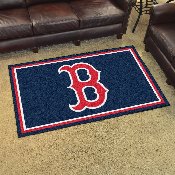 Boston Red Sox 4ft. x 6ft. Plush Area Rug