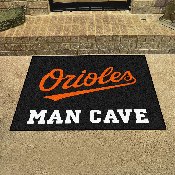 Baltimore Orioles Man Cave All-Star Rug - 34 in. x 42.5 in. "Orioles" Logo, 29210