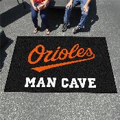 Baltimore Orioles Man Cave Ulti-Mat Rug - 5ft. x 8ft. "Orioles" Logo, 29212