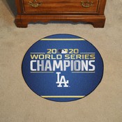 Los Angeles Dodgers 2020 MLB World Series Champions Baseball Rug - 27in. Diameter, 29261