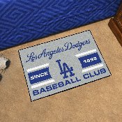Los Angeles Dodgers Starter Mat Accent Rug - 19in. x 30in. - LA Cap Logo & Wordmark, 30072
