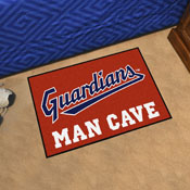 Cleveland Guardians Man Cave Starter Mat Accent Rug - 19in. x 30in., 30723