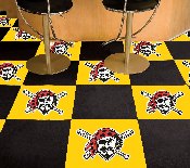 Pittsburgh Pirates Team Carpet Tiles - 45 Sq Ft., 30740
