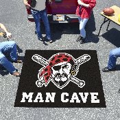Pittsburgh Pirates Man Cave Tailgater Rug - 5ft. x 6ft., 30745